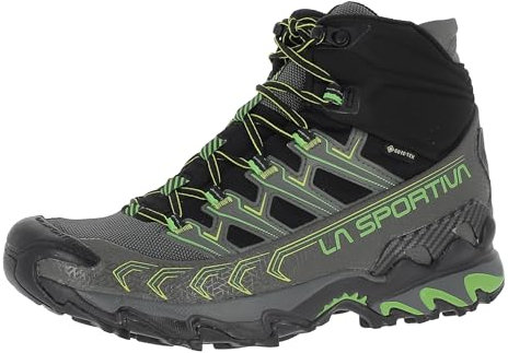 La Sportiva Herren Ultra Raptor II Mid GTX hikingstiefel, Metal Flash Green, 43 EU