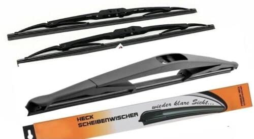 MR-Style SCHEIBENWISCHER vorne + hinten passend für OPEL ASTRA G Schrägheck