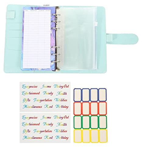 Operitacx 1satz Budget Notizbuch Mit Pu-hülle Ringbuch Für Haushaltsplanung Budget Geldverwaltung Praktischer Organizer Für Schule Und Zuhause Komfortabel Und Vielseitig Einsetzbar