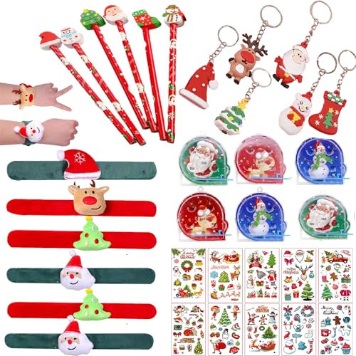 Weihnachten Party Mitgebsel Spielzeug für Kinder,Weihnachts Geschenk Mitgebsel Kindergeburtstag gastgeschenke mädchen Jungen Give aways,Mitbringsel,Gastgeschenke, Piñata Füllung,Adventskalender