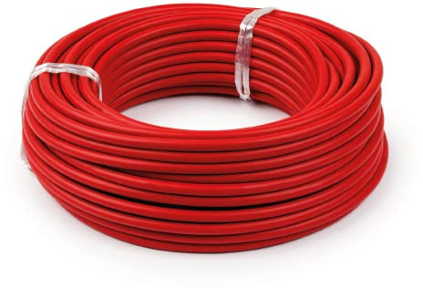Solar Cable H1Z2Z2-K Photographic PV Red / Black Cable 4 mm² to 6 mm² 1-100 m 6 mm² Red 50 m