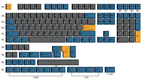 KOKOYAKA Touches de sublimation dye | Profil cerise pour clavier merchanical personnalisé | 139 touches (symbiose)