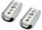 Allotech Confezione da 2 telecomandi per cancello e porta da garage 4 canali, 433 MHz, compatibile con telecomando Avidsen 104250, 104251, 104350, 654100, 654300, BLYSS 433MHZ, ASTRELL 614701