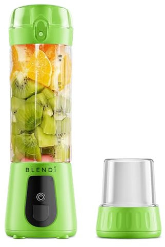 BLENDi Pro+ Portable Blender (New 2025 Model, 17.5oz, Lime) – Upgraded 120W Motor, USB-C Rechargeable, Cordless Personal Blender for Smoothies & Shakes – BPA-Free, Self-Cleaning, Travel-Friendly