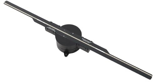 3D Hologramm Lüfter, Hologramm Projektor, 42 cm 16,5 Zoll WLAN Projektor mit 224 LED Perlen, 2000 * 224, für Business Store Werbung. 100‑240 V