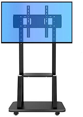GGZONE Soporte de TV Universal de Piso de 55-75 Pulgadas con Soporte Giratorio de Altura Ajustable para televisores de Pantalla Plana LCD Led QLED, Carga 105Kg / 231Lbs Beautiful Scenery
