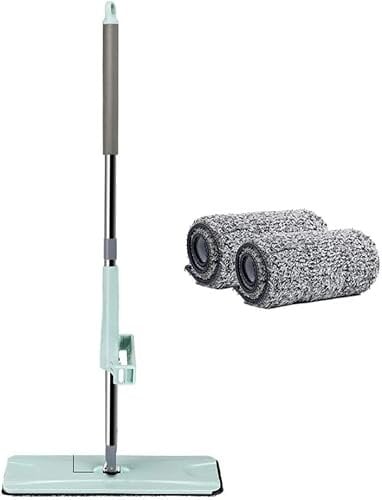 Serpillière Magique pour Le Nettoyage des sols en Microfibre, Lavage des Mains Gratuit, essorage Automatique, déshydratation Automatique, Nettoyage ménager