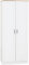 Seconique Portland 2 Door Wardrobe in White/Oak Effect