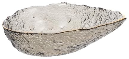 FUNOMOCYA Große Salatschüssel Servierschüssel Aus Glas Glatt Und Leicht Zu Reinigen