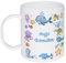 Kembilove Taza personalizada - Taza plastico infantil - Regalos infantiles para el cole - Tazas originales para regalar a niños - Taza plastico personalizada con nombre - Mundo Marino