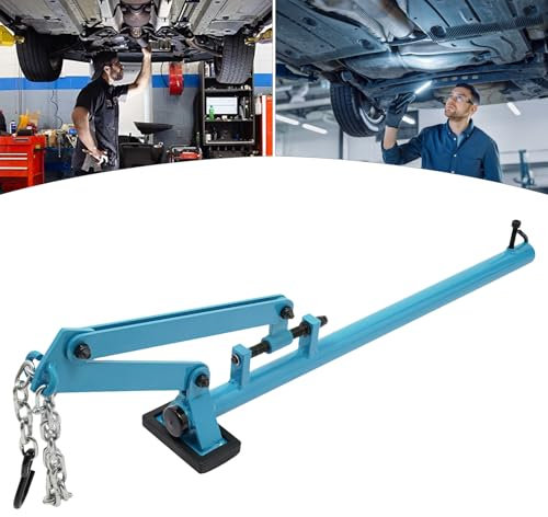 Querlenker Hebelwerkzeug mit Kette, Universal Achshebel Montierhebel Federbein, Achsschenkel Heber Radlager, Hebel Radlager Werkzeug Fahrwerk, Max Zugkraft 500kg