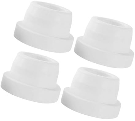 Kisangel Inground Pool Ladder Accessories 4pcs Rubber Bumpers Pool Ladder Plug Caps Universal Size Protects