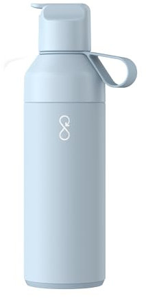 Ocean Bottle - Recycled Stainless Steel Go Water Bottle - Eco-Friendly & Reusable Bottle - Sand Stone - 17 oz