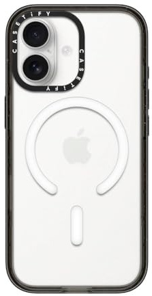 CASETiFY Impact iPhone 17 Hülle [MagSafe-kompatibel/Schutz vor Stürzen aus 2,5 m Höhe/Dünn] - Schwarz