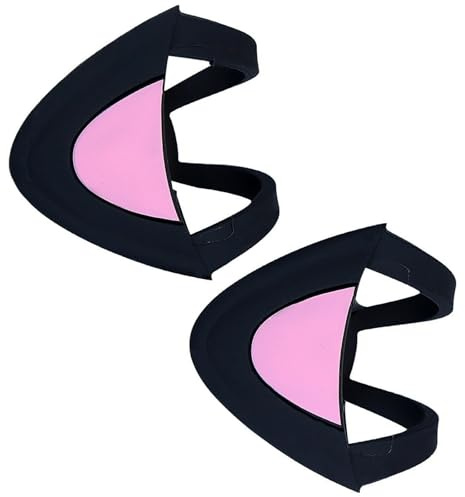 RGYBAO Headphones Accessories Cats Ear Earmuffs Pendant Gaming Headsets Attachment Stereo Earphones Earbuds Silicone Decor