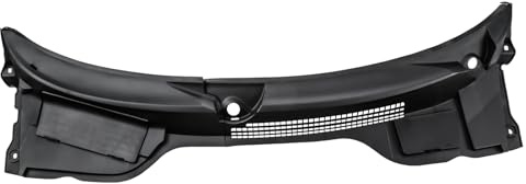 ISINEVER Windschutz Windlaufabdeckung Vorne Links und Rechts Für MINI Cooper R55 R56 R57, Abdeckung Windlauf Windschutz Regenabweiser # 51132751209 & 5113275121 Schwarz