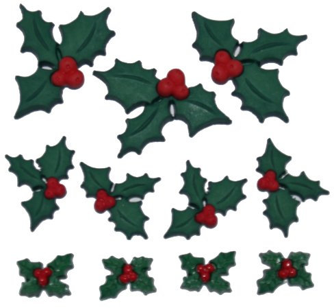 Dress It Up 2478 Holly Jolly Christmas Embellishment