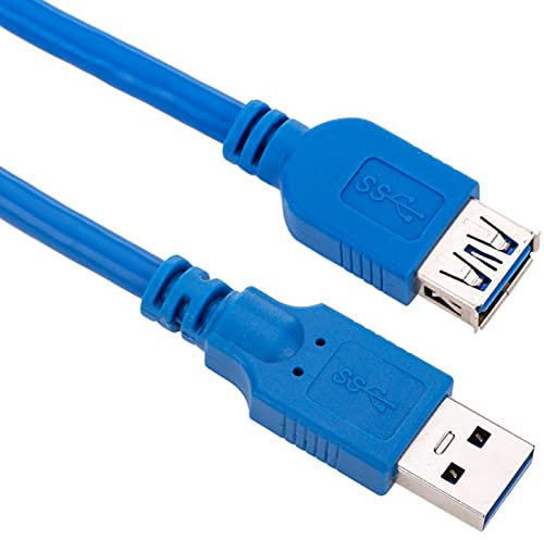 BeMatik - Câble rallonge USB 3.0 1 m Type-A Mâle à Femelle
