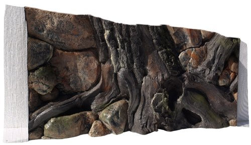 Robizoo ABG080 Rückwand zum Aquarium und Terrarium 3D Amazonas 80x40cm