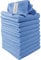Microfibre Cleaning Cloths, 40cm x 30cm - Pack of 10, Blue, Machine Washable, Polishing, Waxing & Dusting Cloth, Lint-Free, Kitchen Towel, Car Cleaning, Microfiber