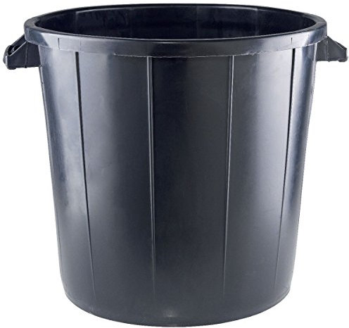 EDA - Comporte à Vendanges 80 L - L 61 x Ø 54,5 x H 49,5 cm - Noir