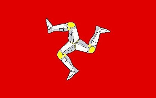 U24 Motorradflagge Isle of Man Fahne Flagge 20 x 30 cm