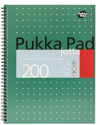 Pukka Jotta Notepad A4 80gsm Wirebound 200 Pages 100 Sheets - Color: None