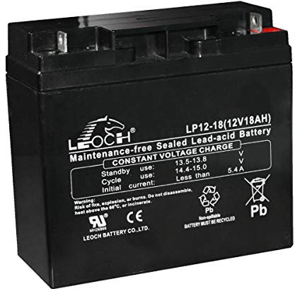 Leoch LP12-18 12V 18Ah Sealed Batteria Compatibile con Fiamm: FG21803 con Yuasa: NP17-12
