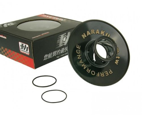 Wandlerscheibe Naraku Sport / 139QMA 139QMB Baumarkt, Chinaroller, 4-Takter, Baotian, BT49QT, Rocky, Benzhou, City Star, Formular 2000, 3000, One, Retro YY50QT, Buffalo, Silver, Speedy, Tanco, TVZ, Warrior, Wind, ZX, Dotero, Epella, GMX, Ering, Red Wing, Silver Fox, Smart Rider, Sprint, Flex, Tech Fun, Hurrican, Topdrive, Topspeed, Huatian, HAT, Italjet , Mini, Jack Eco GT, Speed JMSTAR, Accipiter, Breeze, Eagle, Falcon, Sunny, Z-Bike, Zeus, Jonway, Kymco, Agility, Agility City, MMC, RS, Fill... | 2 lineare Führungsschlitze, OEM NK90053, MF76.13901 kompatibel mit GY6, 139QMA, 139QMB, Peugeot Speedfight 2 50 LC Wasser