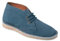Chums Men's Men's Wide Suede Desert Boots – Wide-Fit Comfortable Casual Ankle Boots For Everyday Navy 10 UK