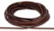 AURORIS - 5m Lederband rund - Ø 2mm - antik-braun