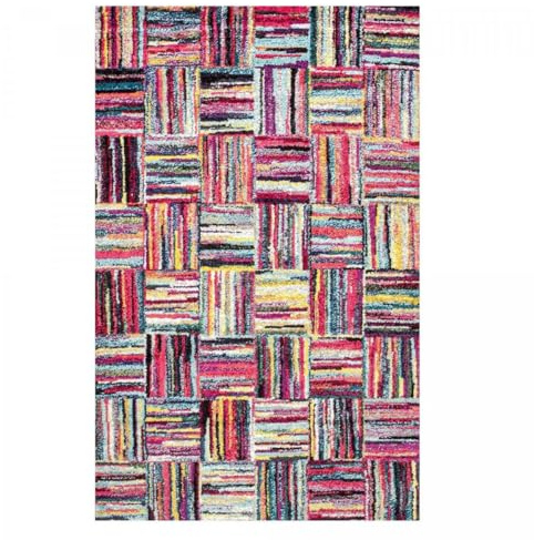 UN AMOUR DE TAPIS - Bouk Brik Teppich für Wohnzimmer, 120 x 170 cm, rechteckig, Mehrfarbig