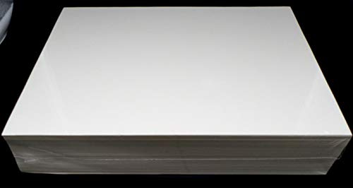 docsmagic.de 100 Magazine Size Comic Backing Boards - 218 x 282 mm - 24pt White - Rückwände - Weiß