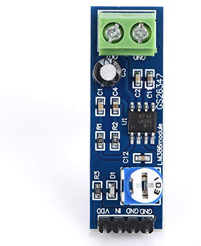 5PCS 5V - 12V Module Amplificateur Audio 200 Fois Gain LM386 Carte Amplificateur Audio Conseil Ampli Stéréo pour EK1236