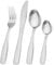 Bettlife 16-Piece Tableware Set - Stainless Steel Flatware & Silverware Set with Matt Silver Knife and Fork, Service for 4, Dishwasher Safe