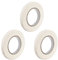 sourcing map 3Pcs 10mm 0,4 pouce Large 20m 21 Yards Masquage Ruban Peintres Ruban Rouleaux Blanc