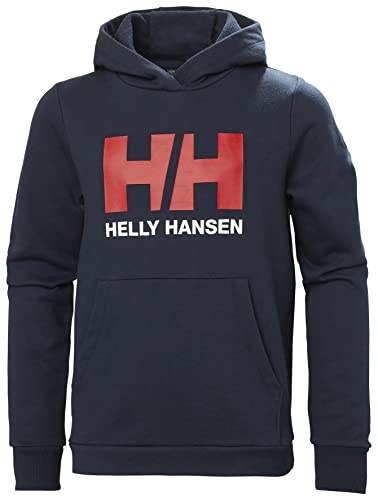 Helly Hansen Junior Unisex Jr HH Logo Kapuzenpullover 2.0, Marineblau, 16