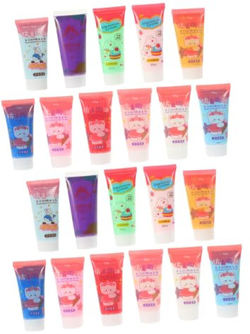 MAGICLULU 22Pcs Simulation Fake Whipped Cream Decoden Cream Glue for DIY Decorating Phone Case Cream Clay for Mirror DIY Handmade Craft Random Color
