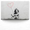 Banksy XXL Leinwand-Bild, no future als Wandbild, 120x80cm cm groß, Street Art Banksy-Style als moderner Kunstdruck zur Wanddekoration. Banksy Wandbilder für Wohnzimmer, Büro
