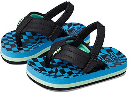 Reef Zehentrenner Sandale Jungen Little Ahi, Swell Checkers, EU 20