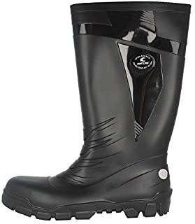 Craftland Arrano Gummistiefel - S5 Sicherheitsstiefel in Übergrößen Schwarz 35320 große Herrenschuhe, Größe:49