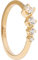 PdPaola Damen-Damenring 925er Silber Zirkonia 52 Gold 32022653