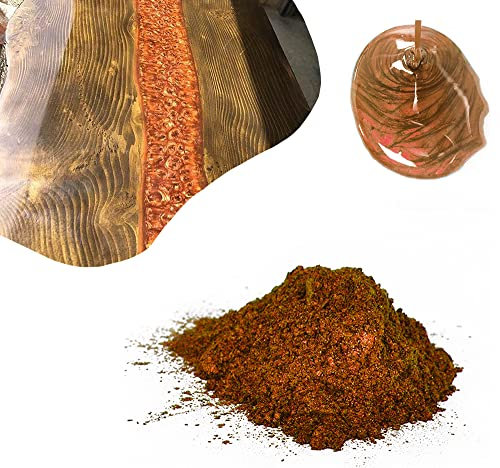 Resin Pro Pigments Sahara pour résine époxy, poudre de mica 10g pour travaux d'époxy, revêtements, plans de travail, tables, bricolage, arts et métiers, effet de mouvement (Bronze)