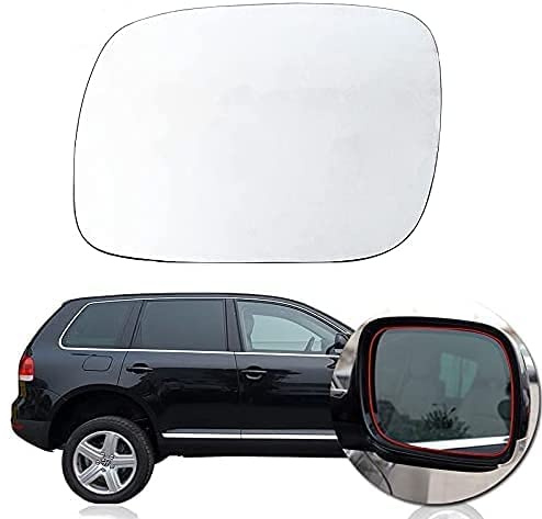 Ersatz Seitenspiegel für VW Touareg 2004-2007, Außenspiegel glas Erhitzt mit Trägerplatte, Passt Auf Die Rechte Oder Linke Seite Des Fahrzeugs,right-1pcs