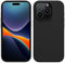 kwmobile Handyhülle für iPhone 15 Pro Max Hülle, für iPhone 15 Pro Max Case - Hülle Silikon - kabelloses Laden - Schwarz