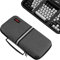 Kingshion Hard 75% Keyboard Case, Hard Travel Storage Case for 84 Key Portable Keyboard, Compatible with Keychron K2, Logitech POP Keys Mechanical Keyboard. (Case Only)-Dark Grey