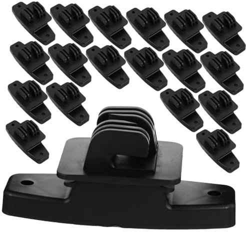 Happyyami 50stücke Elektrozaun Isolatoren Pp-Material Zaundrahtisolatoren Tragbare Pfostenisolatoren Für Weidezaunisolatoren Landwirtschaftsbedarf DIY-elektrozaunisolatoren