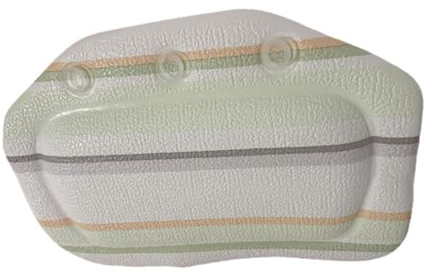 WOONEKY Luxuriöses Wannenkissen PVC-Badewannenkissen mit Saugnapf zur Entspannung beim