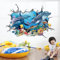 decalmile Wandtattoo Delfine Unter dem Meer 3D Wandsticker Ozean Fische Unterwasserwelt Meeresschildkröten Sommer Wandaufkleber Junge Kinderzimmer Badezimmer Wanddeko