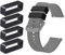 OUDQFCJ 4pcs Fermo per Cinturino per Orologio Anello in Silicone con Fibbia per Smart Watch Band
